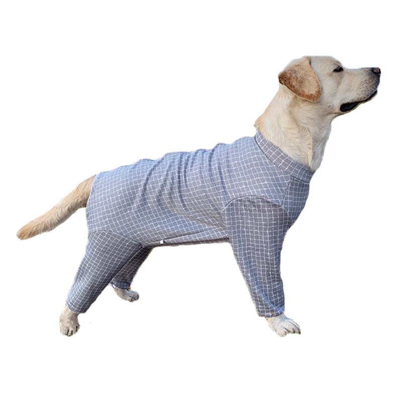 Grote hondenpyjama's, hondenkleding, jumpsuits, hondenkleding, jassen, honden, anti-haaruitval, hondenspullen: Grijs / 5xl