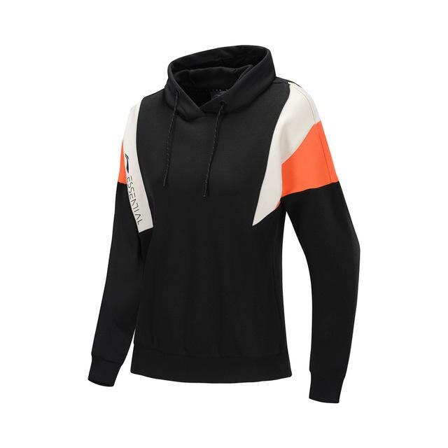 Li-Ning Women Training Hoodie Winter Fleece Warm Loose Fit 78% Cotton 22% Polyester LiNing Sports Sweaters AWDP438 COND19: L / AWDP438-4H