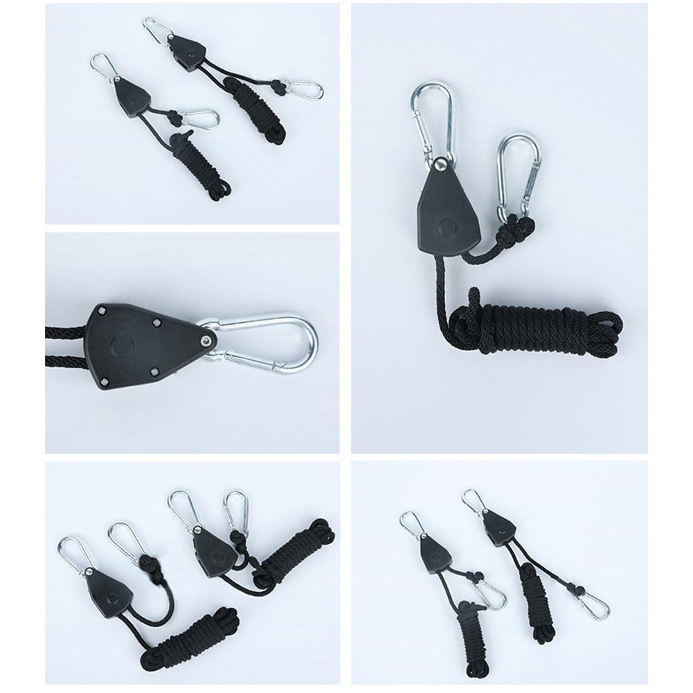 1-16 pz 1.6m tenda da campeggio tenditori per funi cordino tenditori per tende da suola appesi gancio a cricchetto puleggia gancio per puleggia di sollevamento