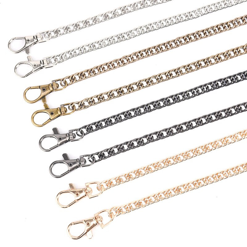 1 Pc 100 Cm Handtas Metalen Kettingen Voor Bag Diy Purse Chain Met Gespen Schoudertassen Bandjes Handtas Handvatten Tas onderdelen & Accessoires