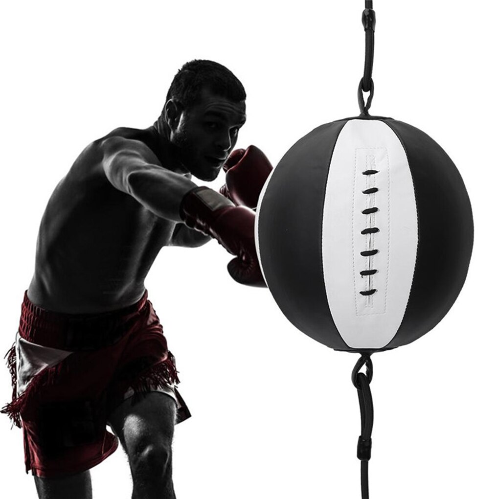 Universel slagbold pu pære boksetaske refleks speed balls mma fitness udstyr dobbelt ende boksetræningsbold