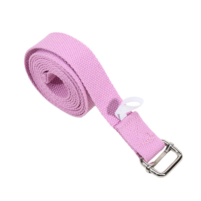 Curea de yoga pentru stretching | curea de yoga cu lungime reglabilă cu cataramă metalică, ideală pentru yoga, antrenament de flexibilitate pilates: Aur