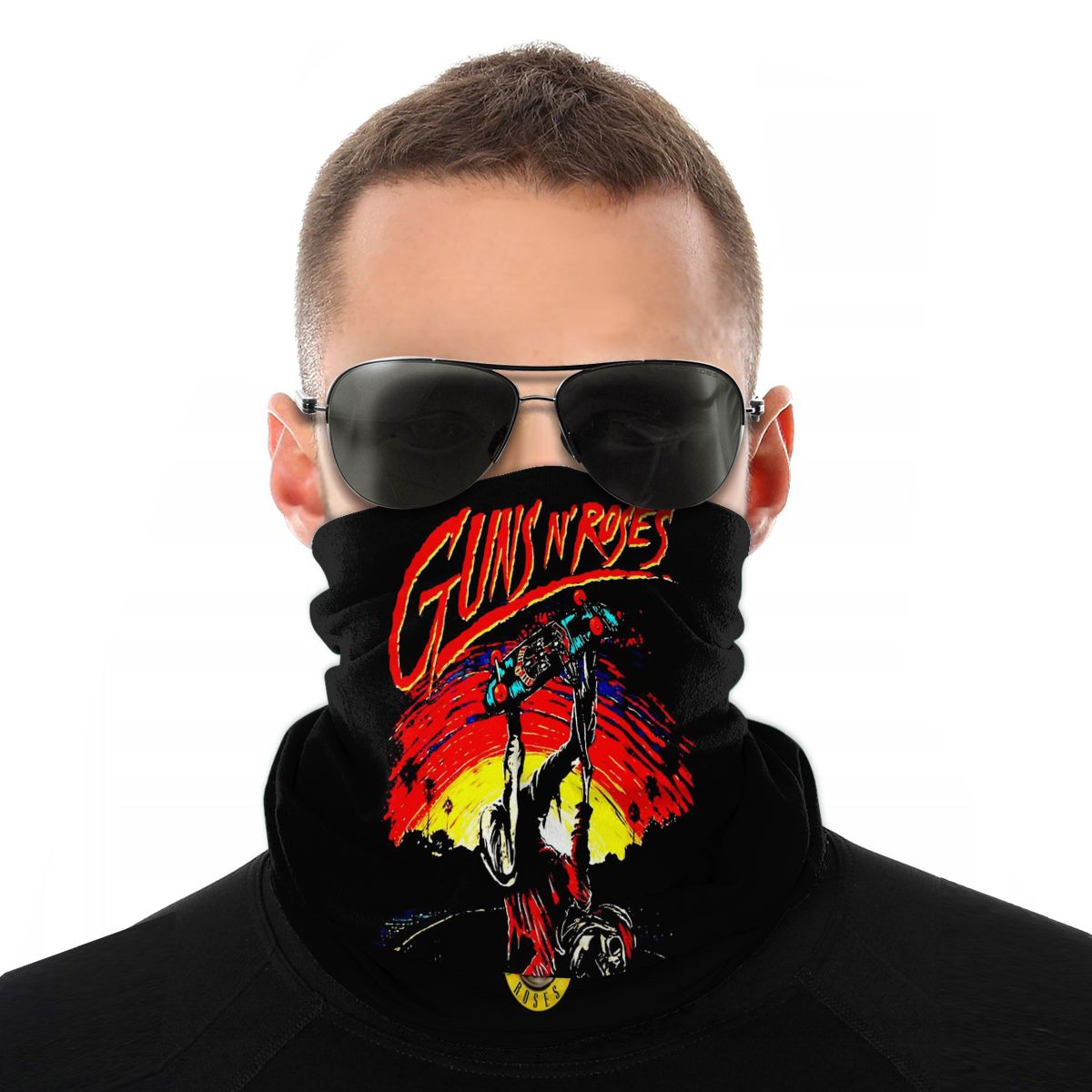 Gunsnroses-Bandana de patinaje musical para hombre, banda Undead, Rock clásico, diferentes bufandas, 12160029: Default Title