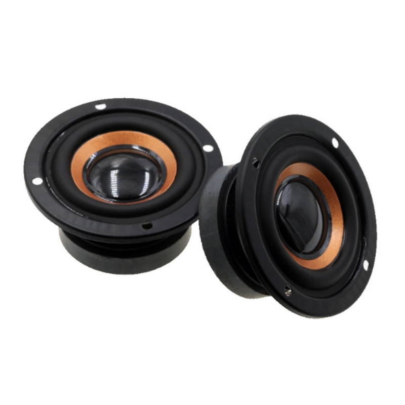 2Pcs 2 Inch Full Range Speaker 4 Ohm 3W Bluetooth Speaker 52MM Bass Speaker For Multimedia Home Audio