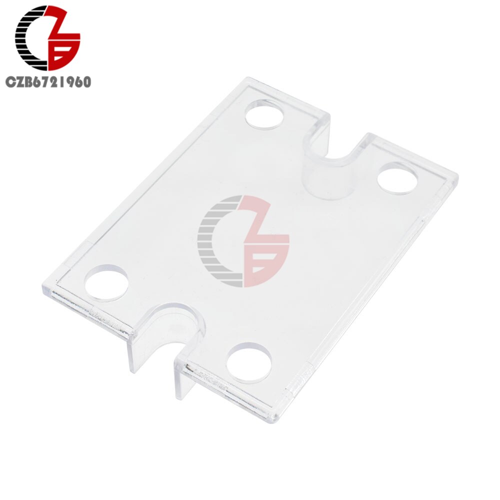 Safety Cover Case for Single Phase Solid State Relay SSR Clear Plastic Cover
