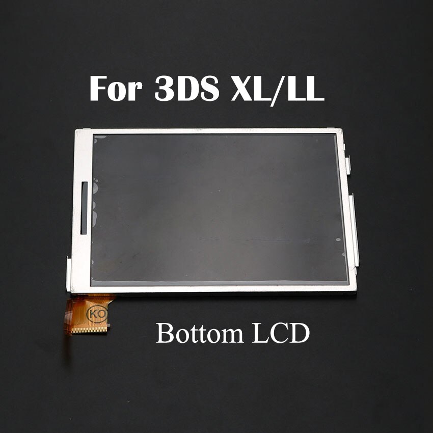 YuXi Top Upper & Bottom Lower LCD Display Screen Replacement for Nintendo DS Lite For DSL For NDSL For 3DS 3DS XL LL: For 3DS XL Bottom