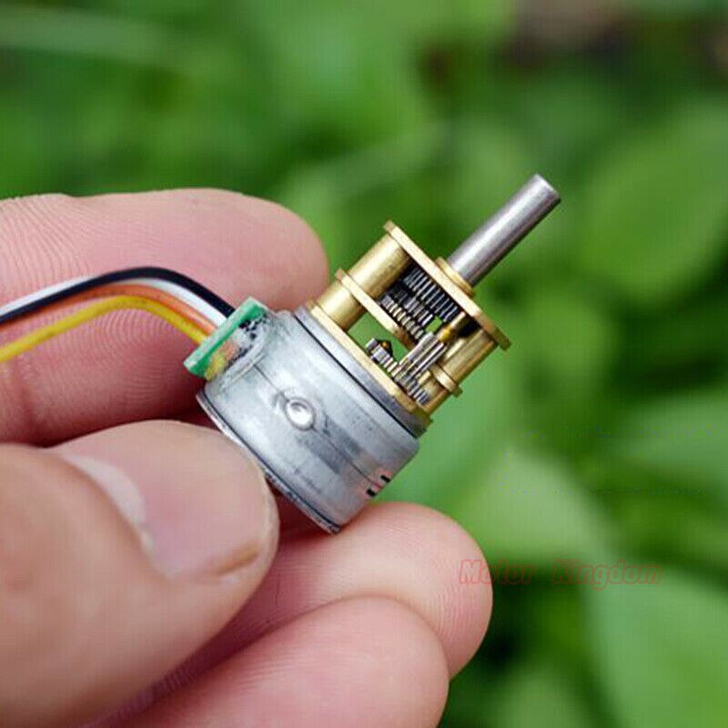 MiNI 15mm stepping gear motor 2-phase 4-wire Mini Full Metal Gearbox Gear Stepper Motor DIY Robot