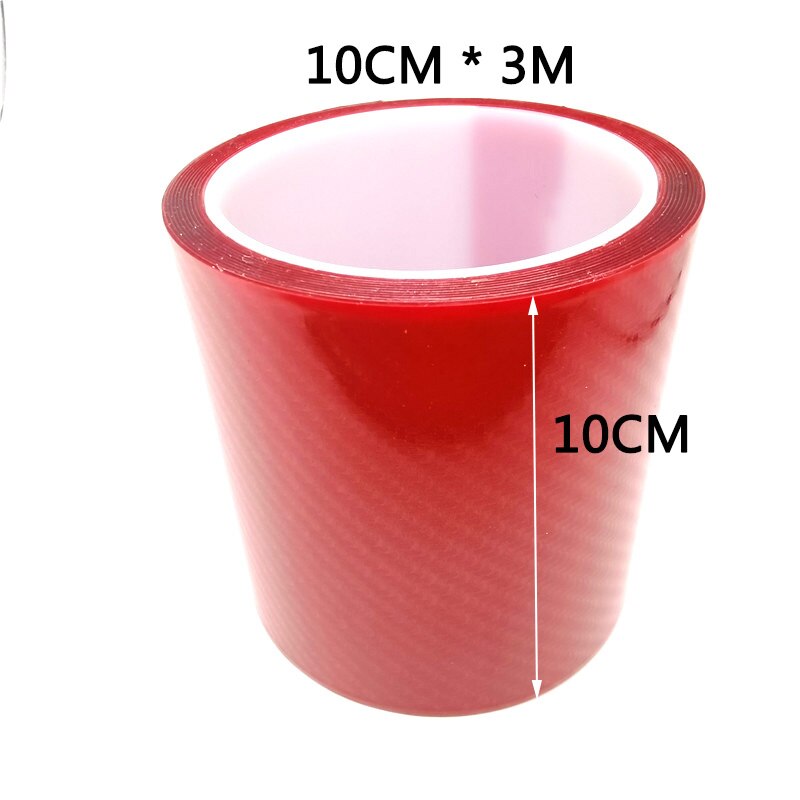 Fahrrad Aufkleber Rahmen Schutz Für MTB Rennrad Kette Schutz Aufkleber 3M 5M 10M rot Kohlenstoff textur 0,6mm Dicke: 10cm x 3m