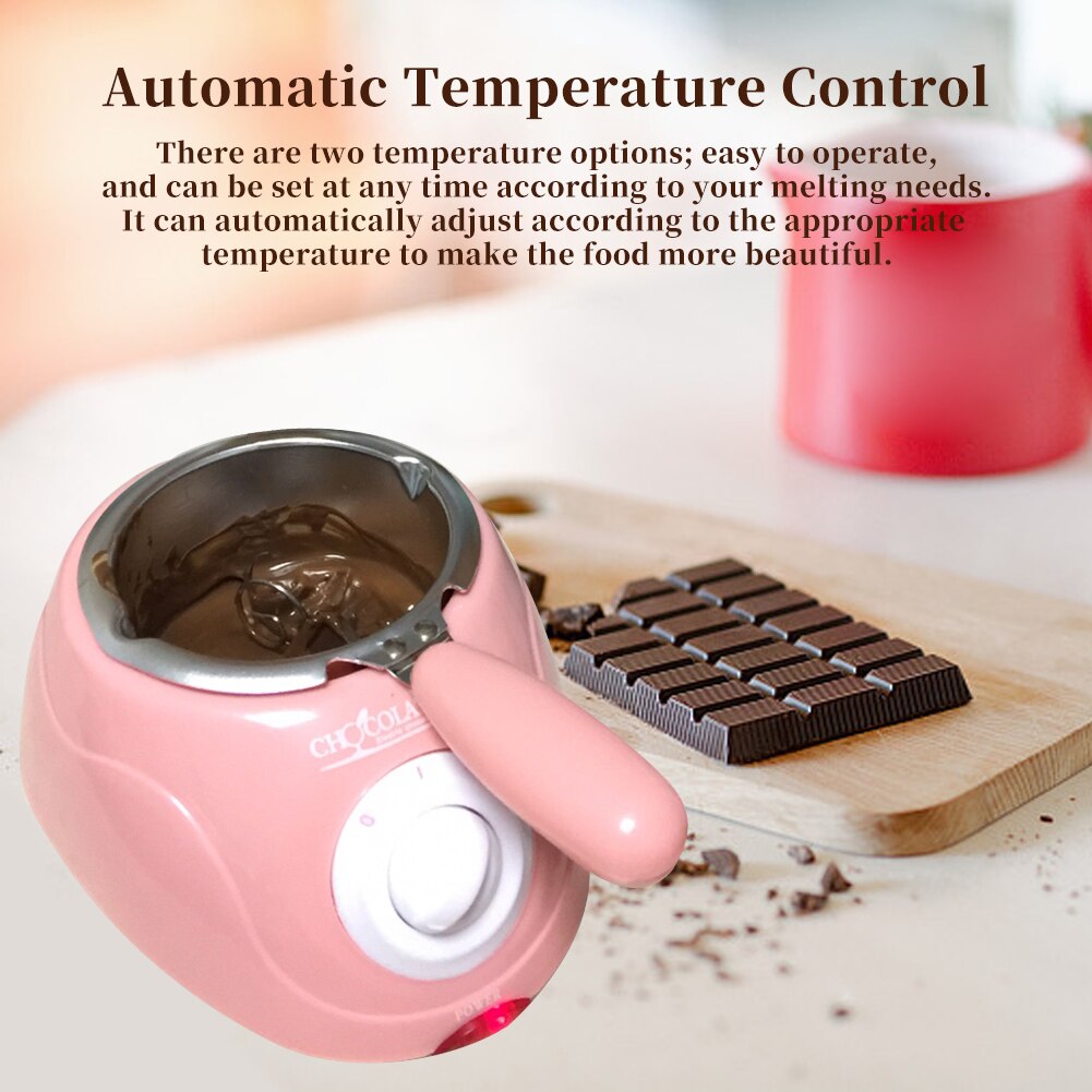 Diy Elektrische Fondue Maker Chocolade Kaas Chocolade Melting Pot Voor Chocolade Caramel Kaas Sauzen Bakken Keuken Accessoires