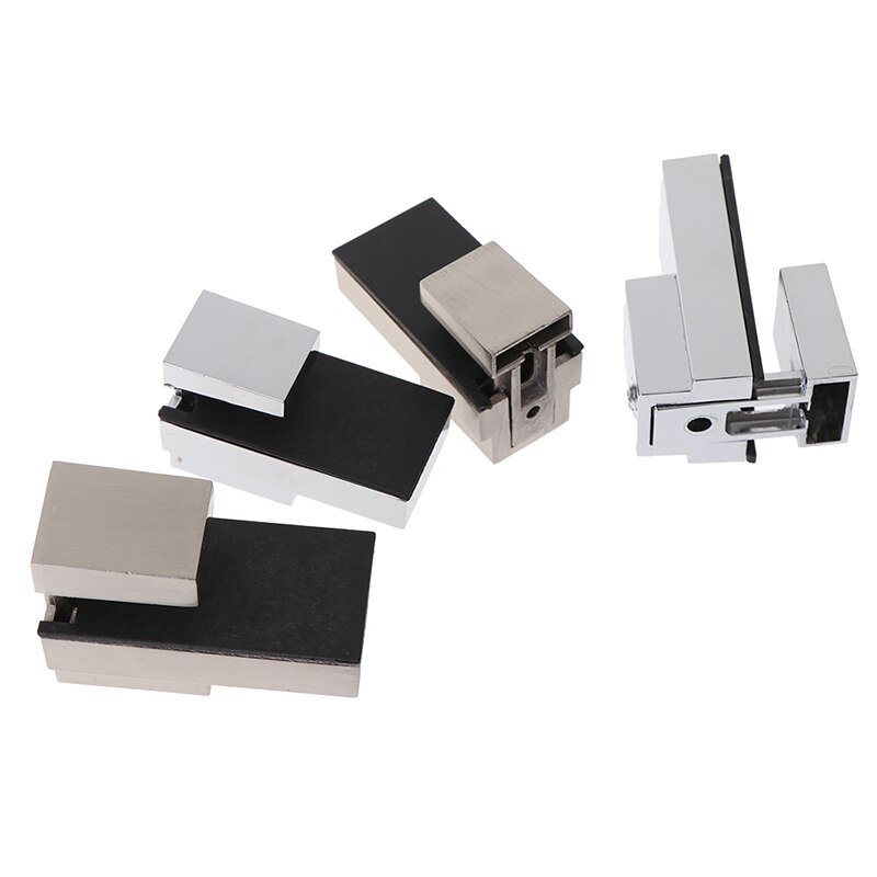 1Pc Verstelbare Glazen Klemmen F Klem Planken Holder Hoek Beugel Zinklegering Voor Load Glas Clips Grote, kleine Zinklegering