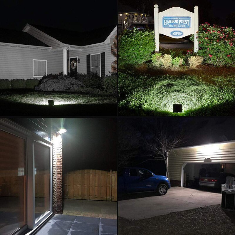 Led oversvømmelseslys udendørs spotlight vejrbestandig  ip66 ac 220v væglampe til gårdgarage have gadespots