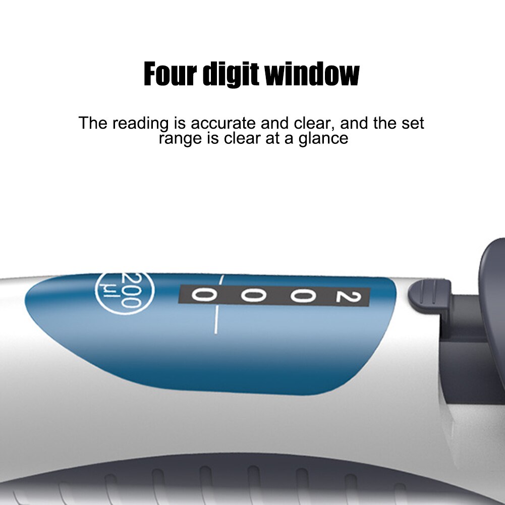 Pipettor Single Channel Adjustable Volume Micro Pipettes Lab Liquid Transfer Pipettes Tool 10/1000ul DQ