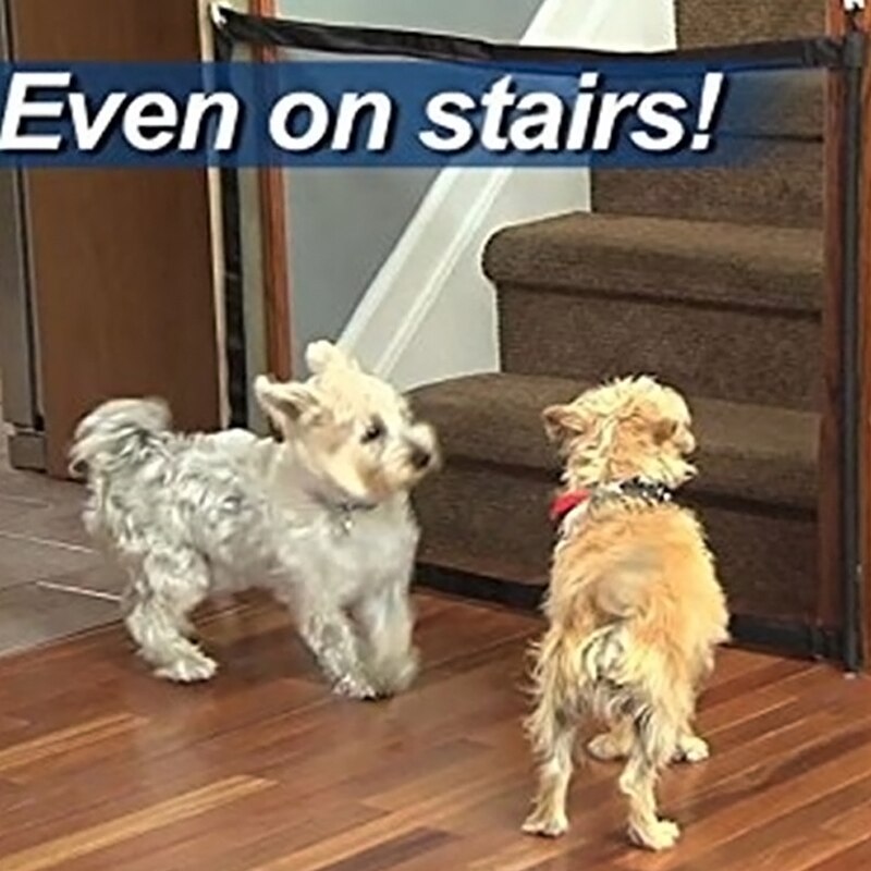 Dog enclosure Dog Gate Ingenious Mesh Dog Fence For Indoor and Outdoor Safe Pet Dog gate Safety Enclosure Pet supplies