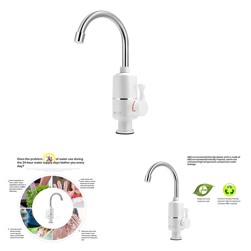 Elektrische Keuken Boiler Tap Keuken Verwarming Kraan Doorstromers Douche Instant Kachels Water Verwarming Tap