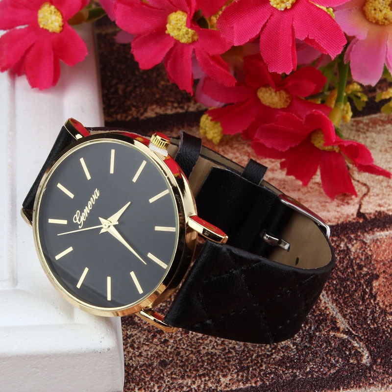Dameshorloges topmerk casual leren band dameshorloge eenvoudige quartz polshorloges voor vrouwen damesklok reloj mujer