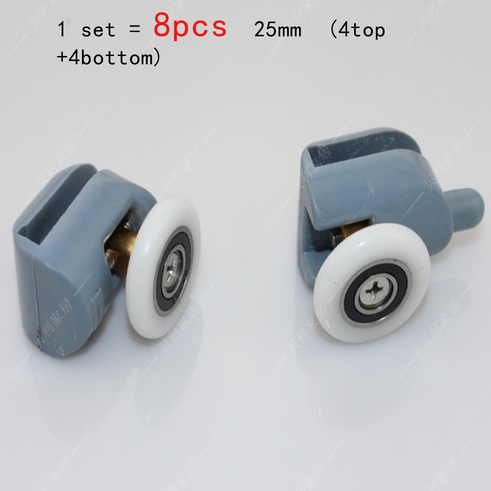 Shower Part L003 8-Pack Bottom Shower Door Hooks/Guides/Rollers – Bathroom Wheels Runners