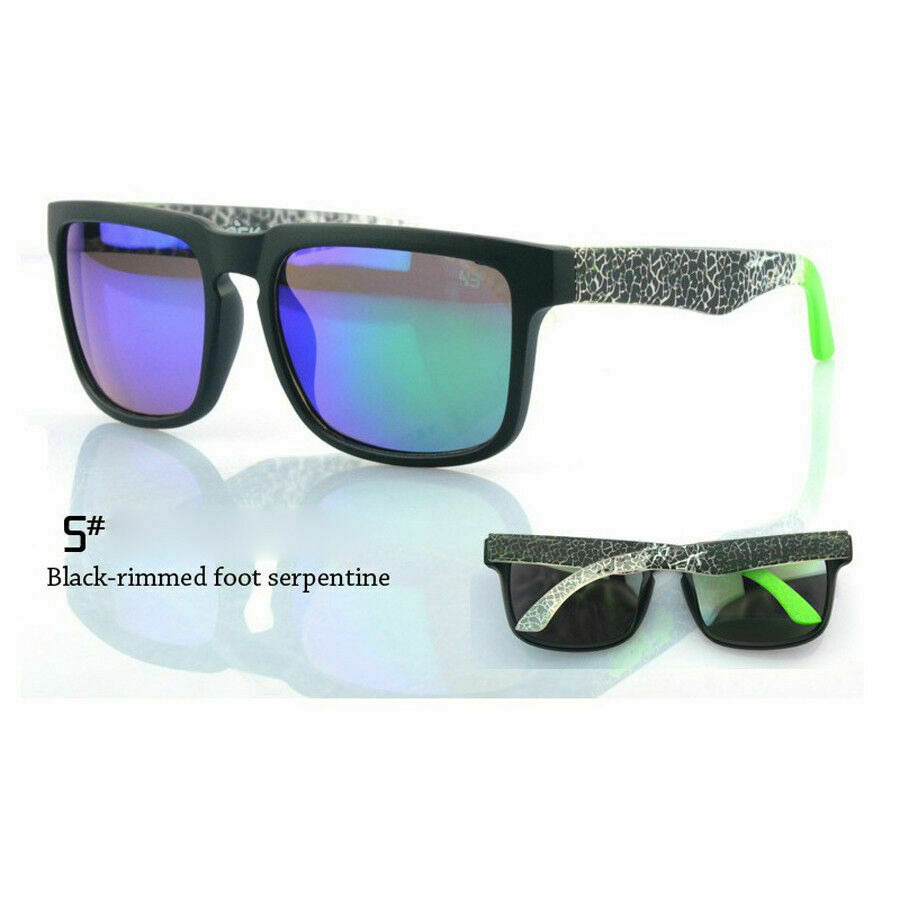 Ken Block Driving Sunglasses Men Goggle Drive Reflective Coating Square Classic Cycling Sports Retro Sunglasses UV400 Eyewear: Gray