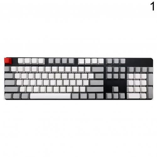 108Pcs Geen Letters Key Cap Set Pbt Lichtdicht Keycaps Voor Mechanische Toetsenbord Vervanging Key Caps Keycap Toetsenborden Accessoires: 1