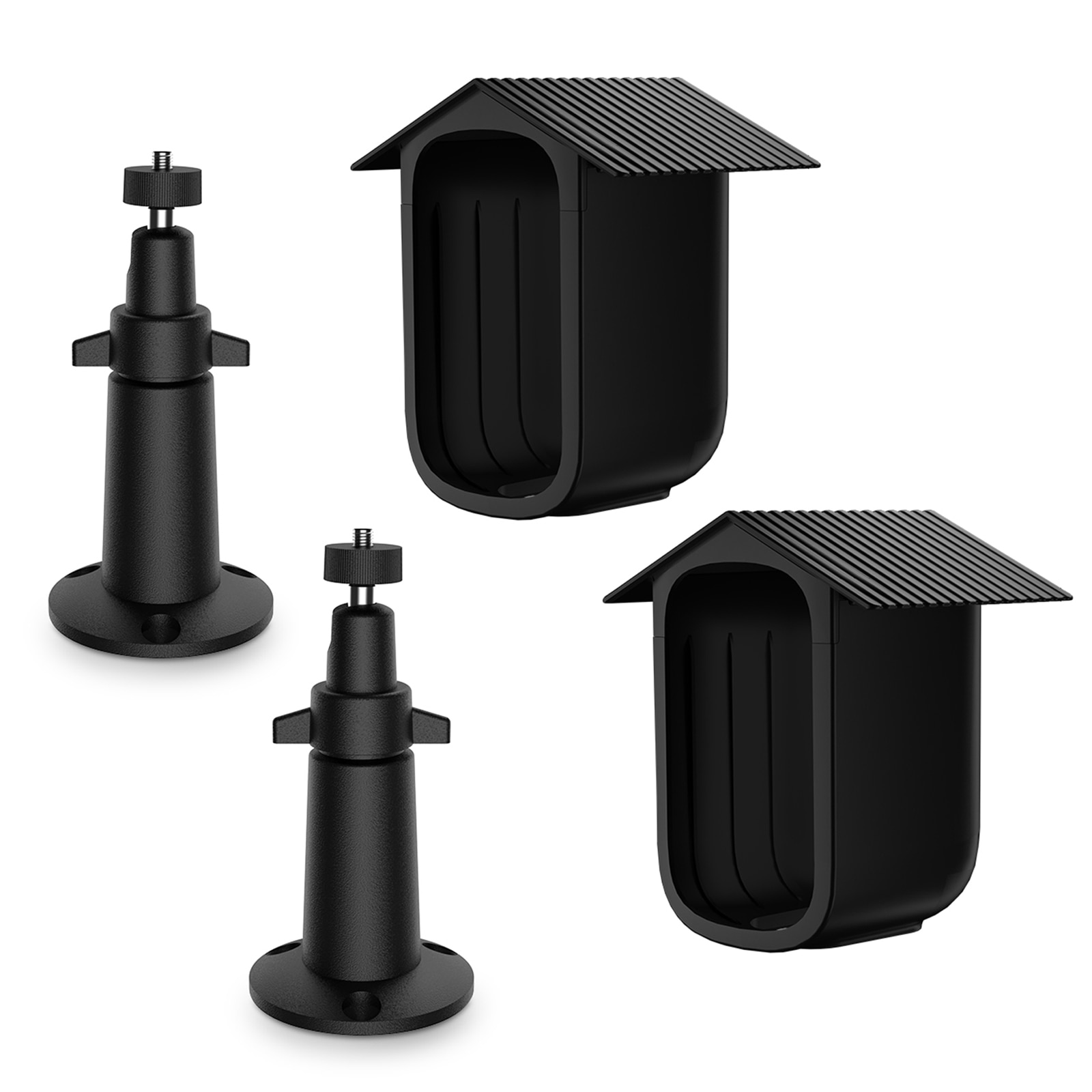 1/2 Sets Wall Mount Bracket Compatible with eufycam 2C&amp;2C Pro Outdoor Security Camera with Anti-Theft Chain &amp;9M Cable: 2PCS