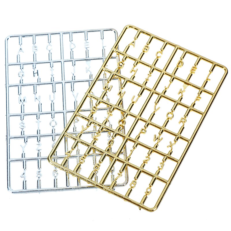 metal 1/12 domek dla lalek miniaturowy złoty numer domu alfabet metal cyfrowy numer domu alfabet drzwi akcesoria zrób do Sama