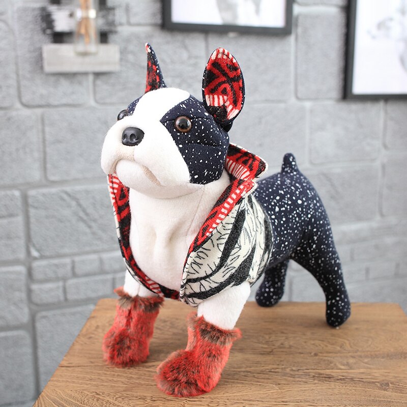 30Cm Simulatie Hond Knuffel Bulldog Shar Pei Hond Kinderen Soft Gevulde Pluche Speelgoed home Decor Pet: I