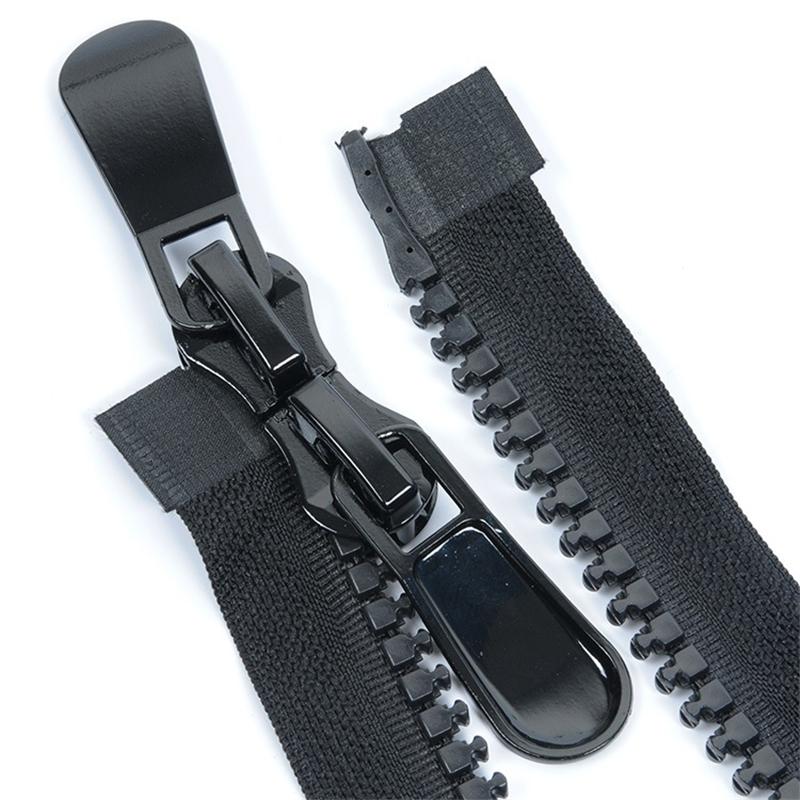 No. 8 resin double opening large zipper long down jacket zippers for sewing double head two-way cotton coat VAB zipper FZ83