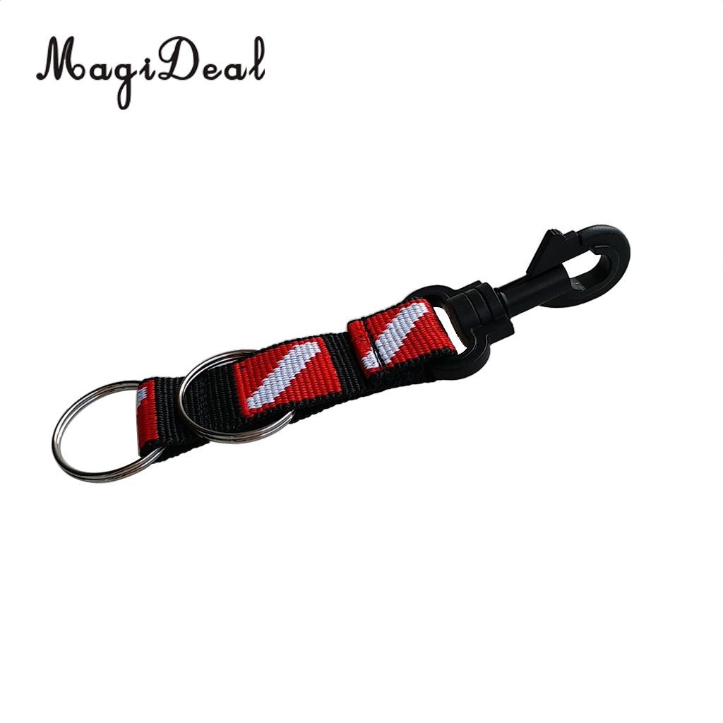 MagiDeal Scuba Diving Diver Swimming Fin Mask Camera Torch Holder Lanyard Webbing Strap Belt Clip - Durable & Compact