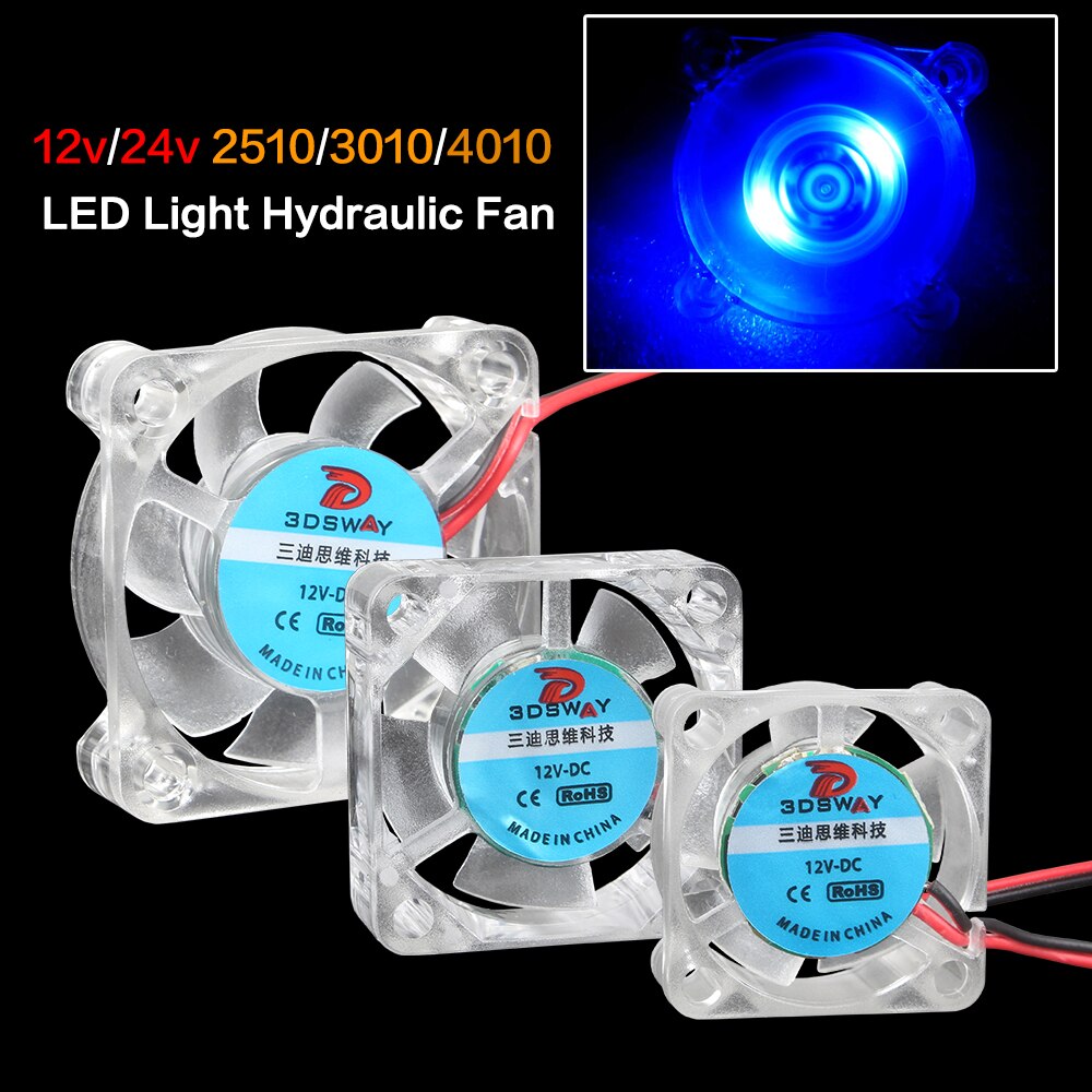 4-inch teller LED programmeerbare DIY-berichten koelventilator