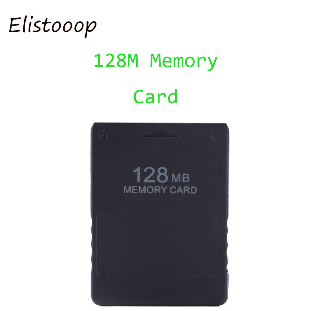 Elistooop 128M Extended Card Memory Card For Playstation 2 Save Game Data Stick Module For Sony PS2 SD card