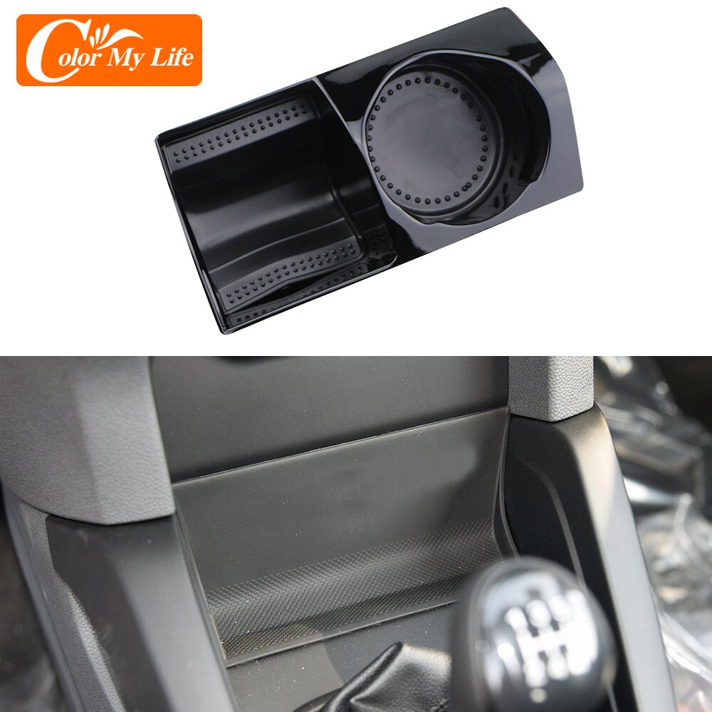 For Ford Ecosport Center Console Flocking Storage Box Armrest Organizer Auto Container Car Interior Modification
