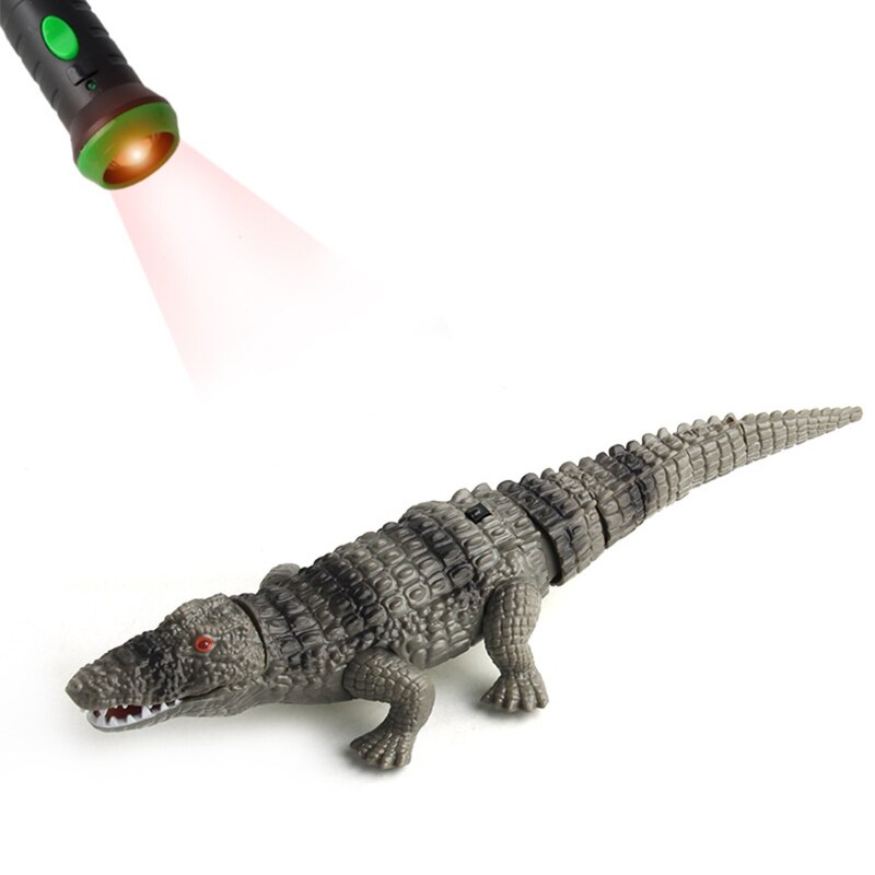 Control remoto inalámbrico falsa imitación cocodrilo RC Animal broma truco aterrador juguete