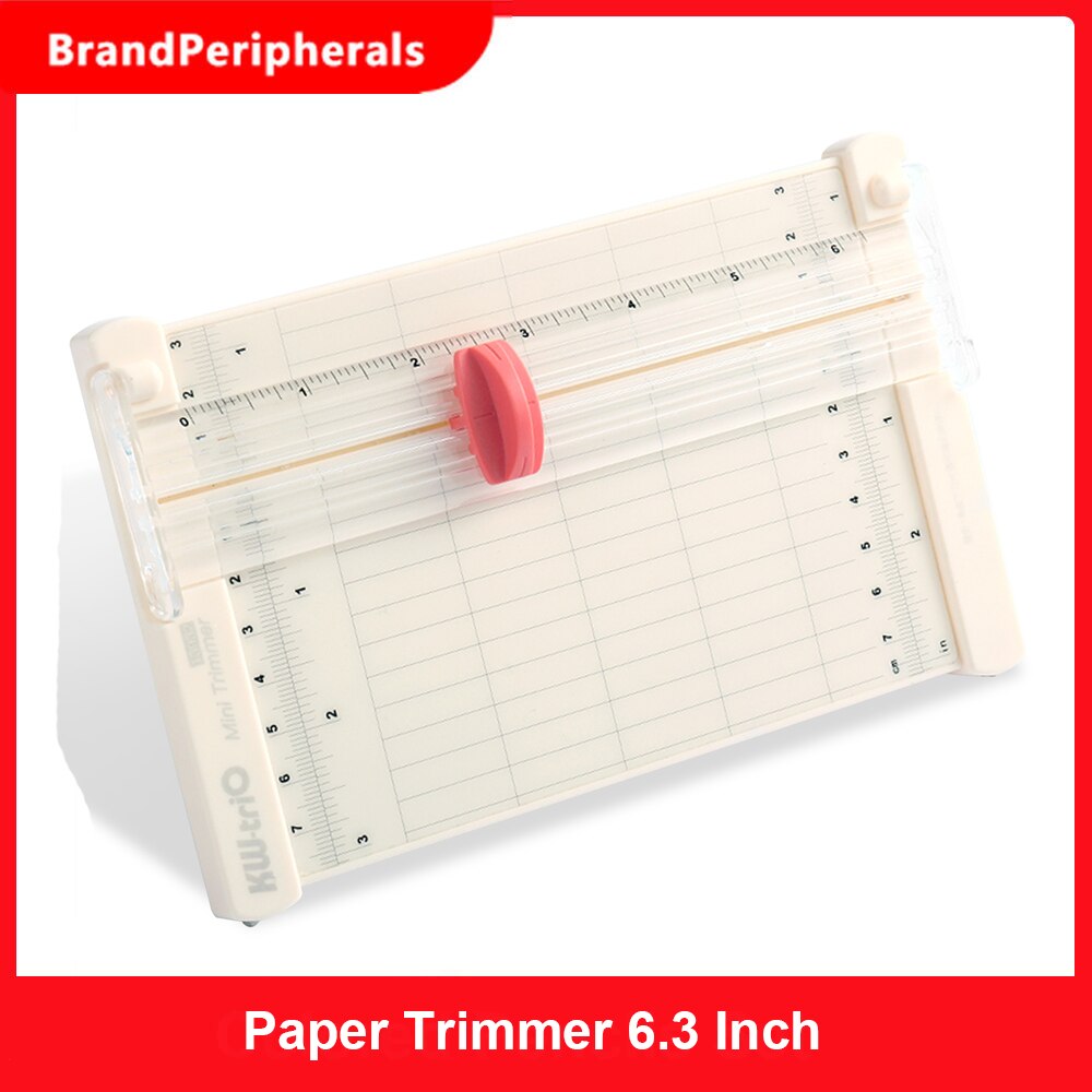KW-trio – Mini coupe-papier Portable, coupe-papier artisanal, longueur de coupe de 6.3 pouces pour papier, Photos, cartes, outil de Scrapbooking