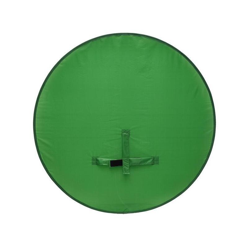 Groene Achtergrond Fotografie Achtergrond Scherm Draagbare 4.65ft Foto Video Studio Stoel Hold Achtergrond Diameter 142Cm: Default Title