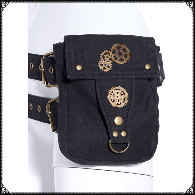 Lady Zakken Denim Waistbag Messenger Bag Punk Mujer Femme Vrouwen Wandelen Taille Tas vrouwen PU Lederen Travel beenzak