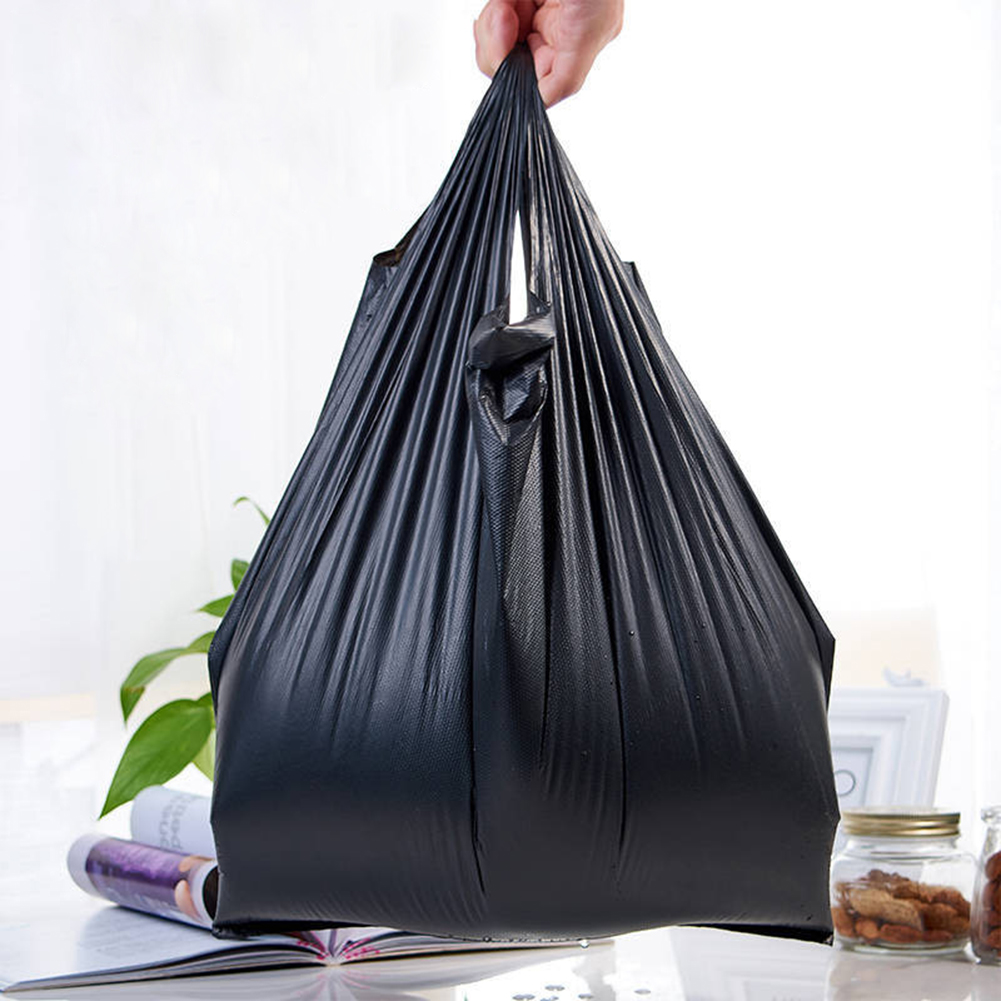 50pc Corn Biodegradable Household Garbage Bag Classified Disposable Toilet Cleaning Kitchen Trash Bag Thicker Plastic Bags Break