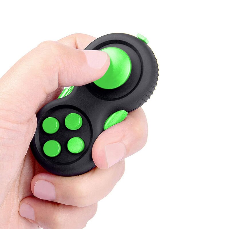 Tianta Fidget Pad Antistress Speelgoed Stress Volwassenen Handvat Speelgoed Squeeze Fun Bureau Decompressie Kids Kinderen Interactief Spel: Green