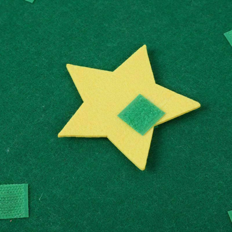 Christmas Advent Calendar Panels Set Felt Fabric Tree Calendar Xmas Home Decor Christmas Tree Ornaments Decorations