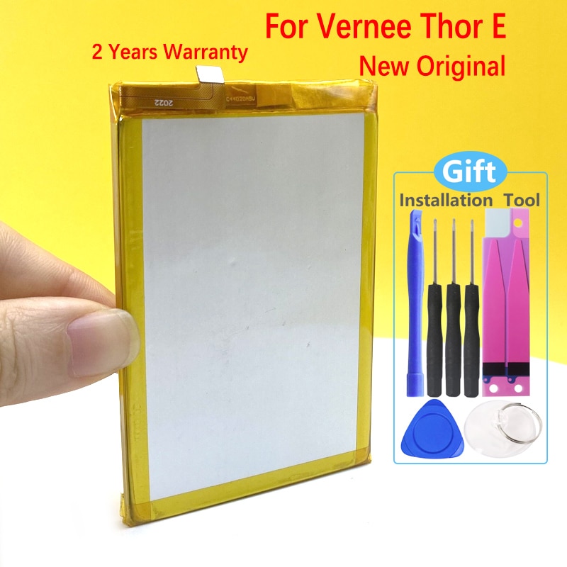 Batería Original MTK6753 para teléfono móvil Vernee Thor E, 100% mAh, última producción, , a domicilio, 5020