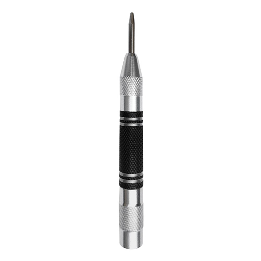 Upgrade Automatic Center Pin Spring Loaded Mark Center Punch Tool Wood Indentation Mark Woodworking Tool Bit Punch Needle: 1pcs Center Punch