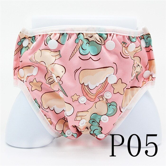 Goodbum Swim Diaper For Baby Waterproof Spa Swimming Nappies Washable Size Adjustable Cute Cloth Diaper Pant: P05