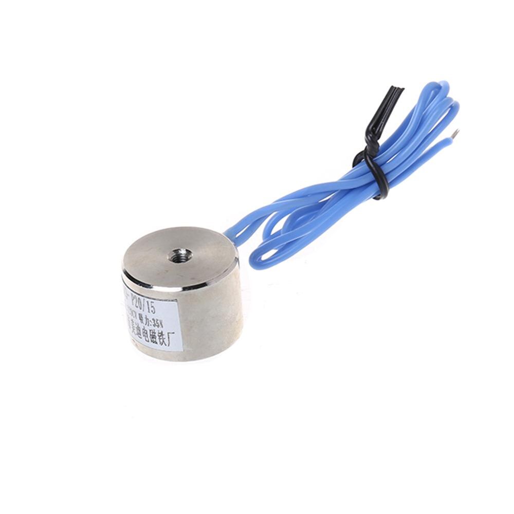 OOTDTY Holding Magnet Electric P20 / 15 Lifting 2.5 KG Electromagnet Solenoid DC 12 V