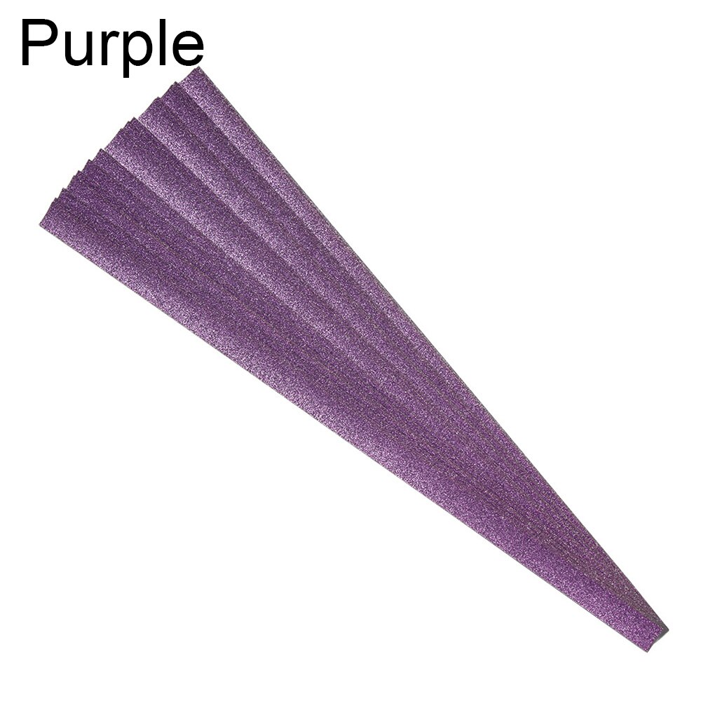 210pcs/lot Glow in Dark Lucky Star Origami Fluorescence Folding Strip Paper Best Wishes Handcraft Craft Paper Decor: 20pc Purple