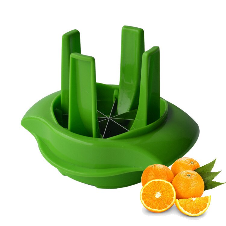 1PC Lemon Lime Orange Slicer Wedger Cutter Squeezer Fruit Garnish Peelers Splitter Kitchen Tool Orange Easy EKX 021