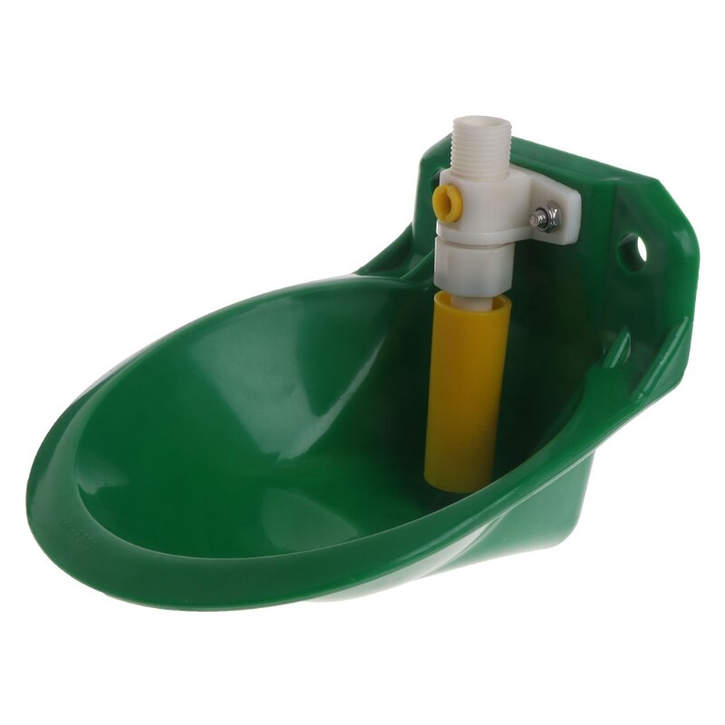 Automatic Sheep Water Bowl Copper Plastic Cattle Drinker Valve Animal Dispenser Farm Cup: Plastic