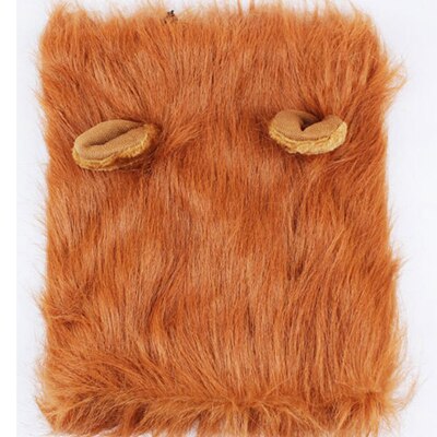 Perruque/oreilles pour grand chien | 4 couleurs, Costume pour animaux domestiques, crinière de Lion, déguisement d'halloween: 1