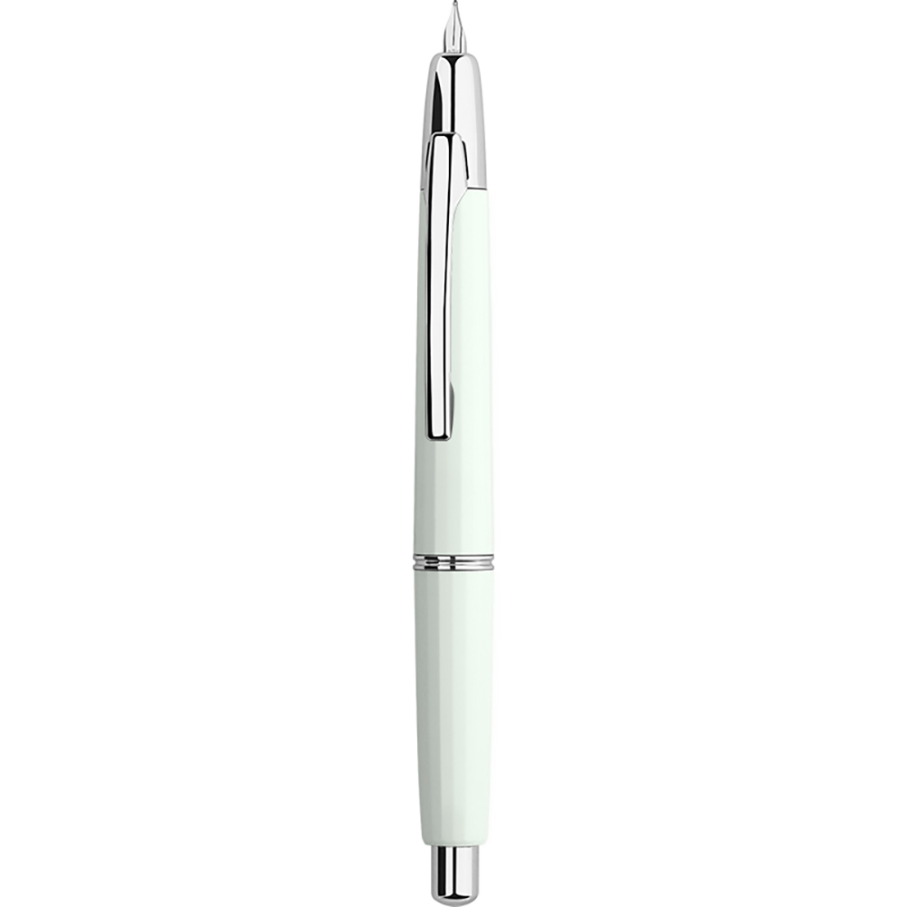 Majohn A2 Press Fountain Pen Extra Fine Nib, Retractable Resin Ink Pen with Converter Writing Pen Set: Clear