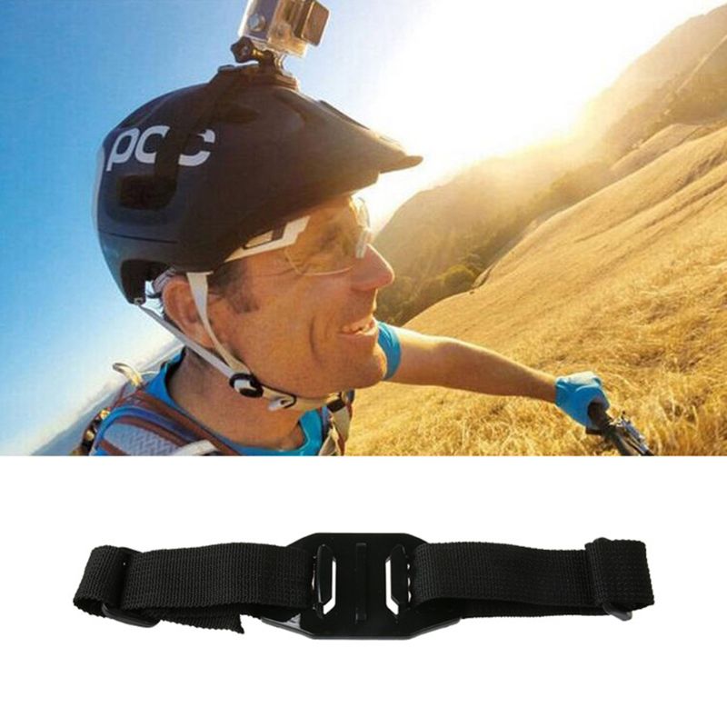 Sangle de casque de vélo pour caméra Gopro Sport, cyclisme vtt, pièces de vélo, ceinture de fixation universelle réglable, voyage d'équitation