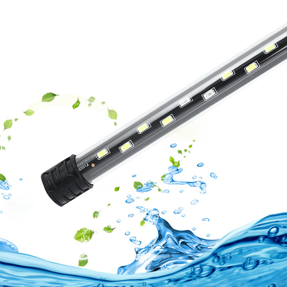 Aquarium Blue White Light Fish Tank Submersible Lamp Waterproof Underwater LED Plant Lamp Aquarium Lighting Accessories