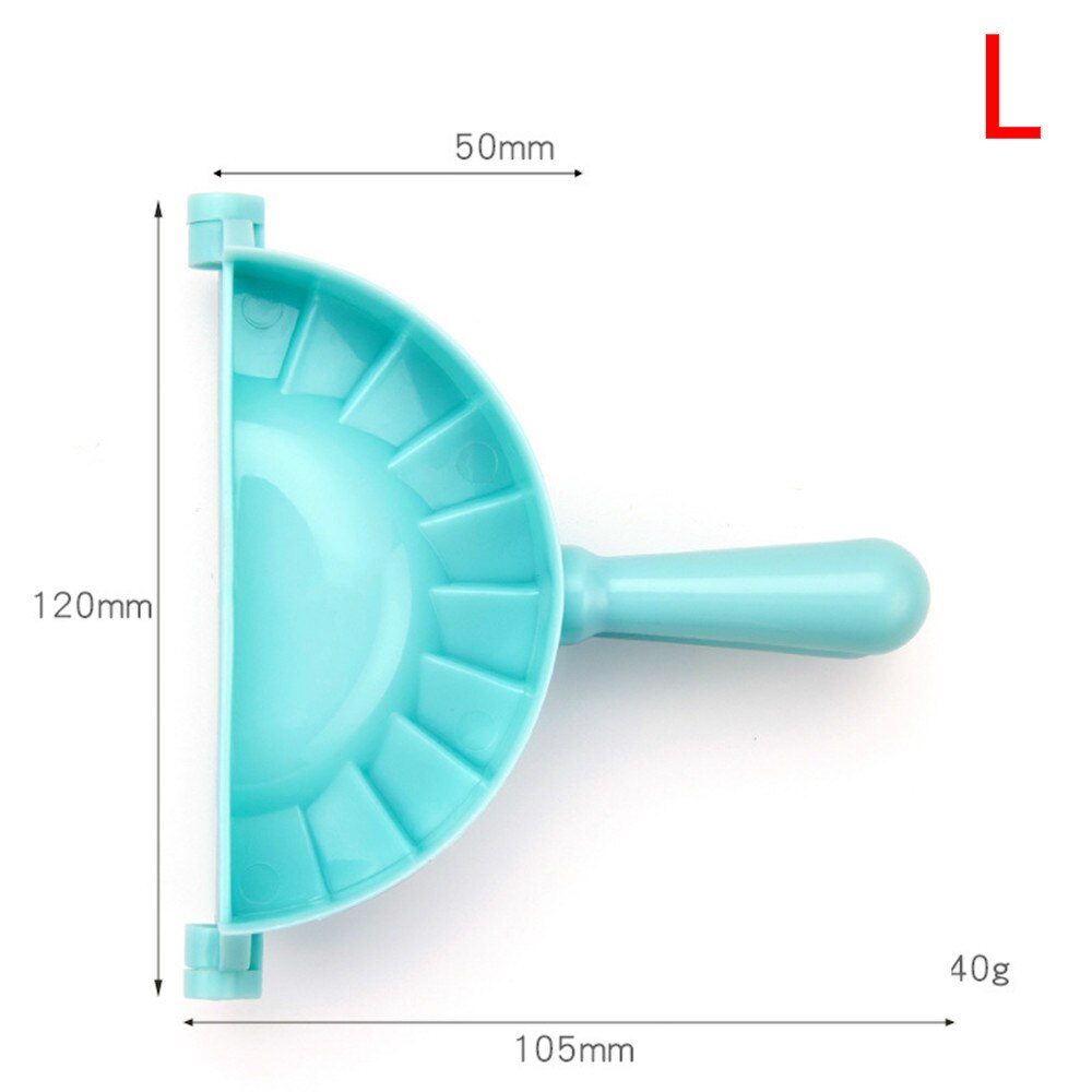 1PC S/M/L 3 Model Keuken Knoedel Mallen Plastic Deeg Druk Dumpling Pie Ravioli Mould Koken gebak Jiaozi Maker Chinese Voedsel: Semicircle L