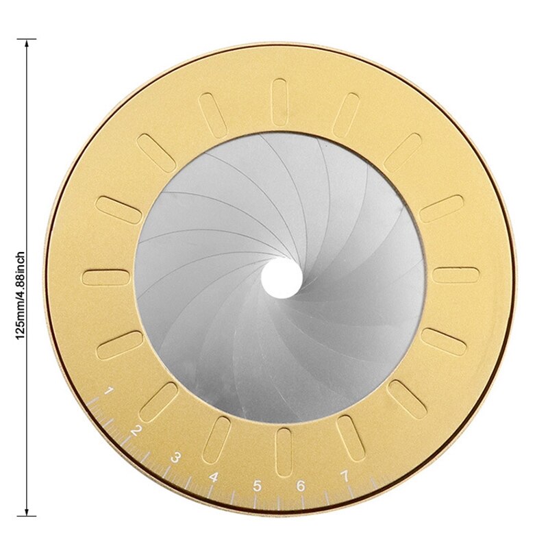 Multi-specification drawing ruler, adjustable rotating round ruler, stainless steel multiple tools ruler tool